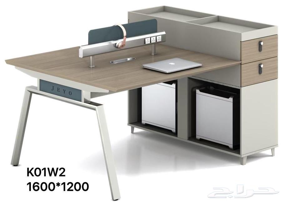 A desk with iron base and wooden top, and another fully wooden model available64375798299649114