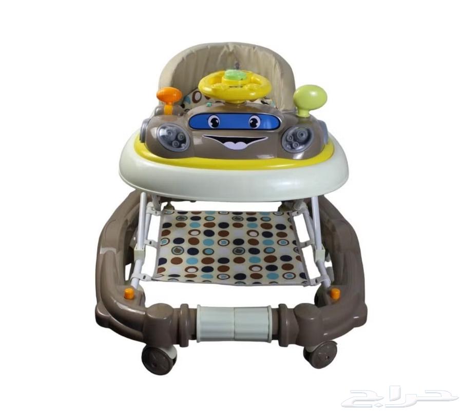 مقعد مبطن ناعم قابل للطي 2 في 1 مشاية أطفال هزازة64374451777153114