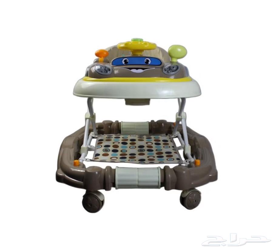 مقعد مبطن ناعم قابل للطي 2 في 1 مشاية أطفال هزازة64374451777153112