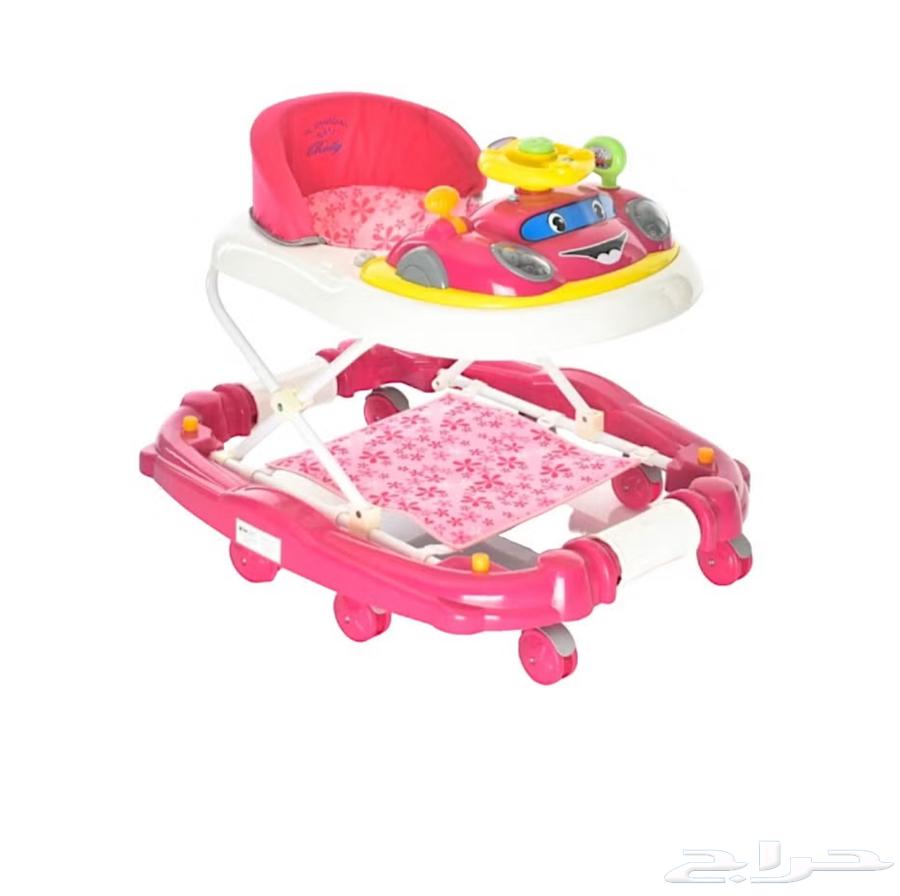 مقعد مبطن ناعم قابل للطي 2 في 1 مشاية أطفال هزازة64374451777153111