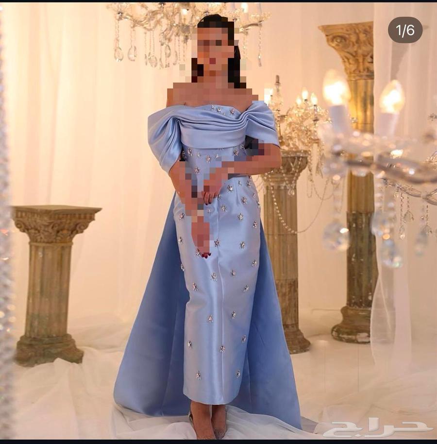 فستان أزرق مع شك جديد للبيع64375244913411112