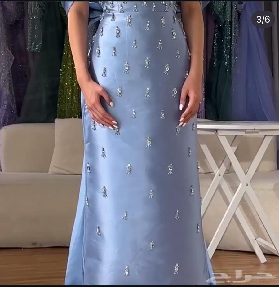 فستان أزرق مع شك جديد للبيع64375244913411113