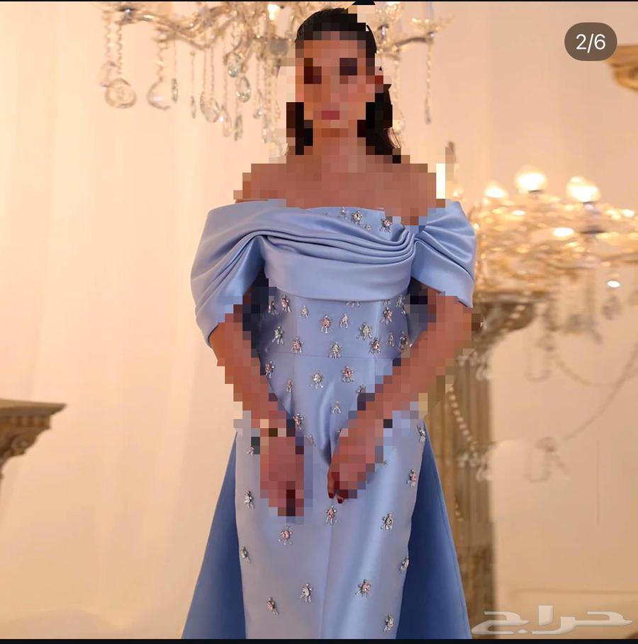 فستان أزرق مع شك جديد للبيع64375244913411111
