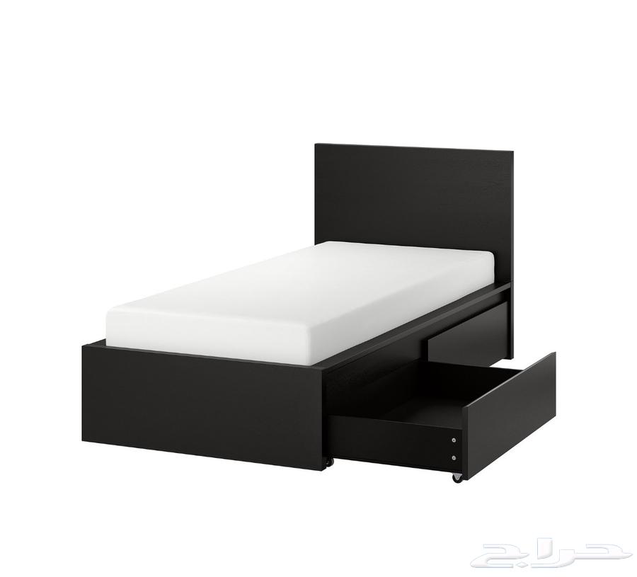 سريرين اسود من ايكيا64370626476673111