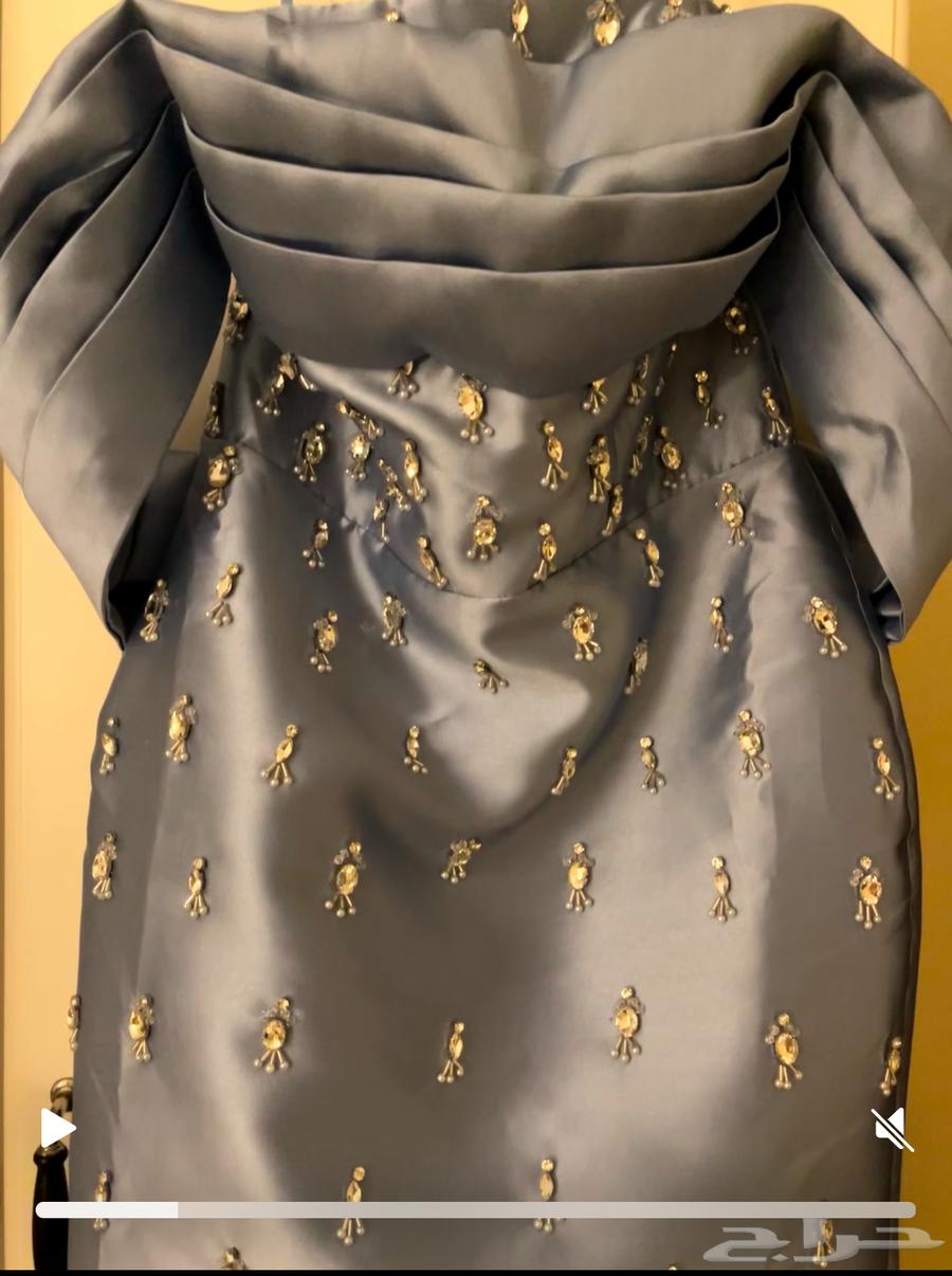 فستان أزرق مع شك جديد للبيع64375244913411114