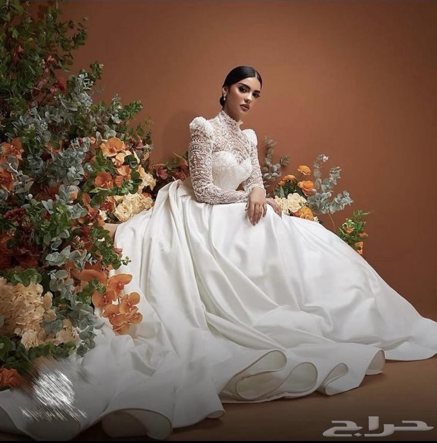 فستان زفاف ايطالي من محلات بسمه الجزائرية64363740815619110