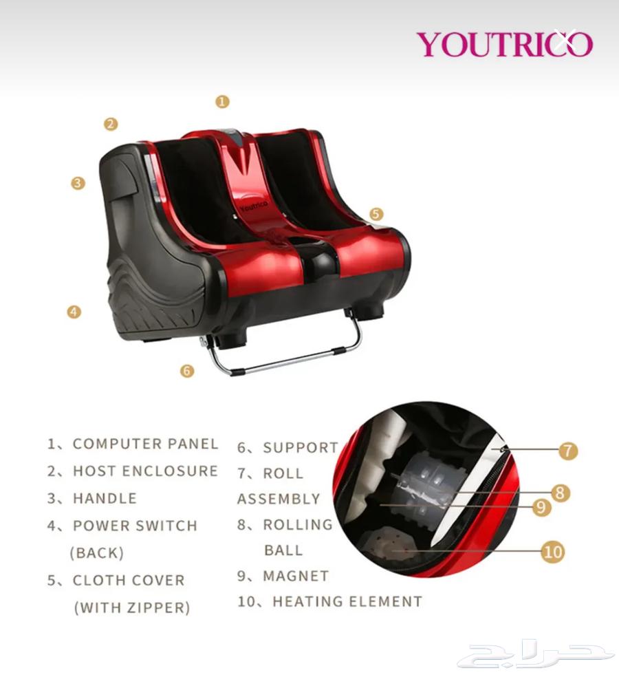 جهاز تدليك القدم والساق64368455603330110