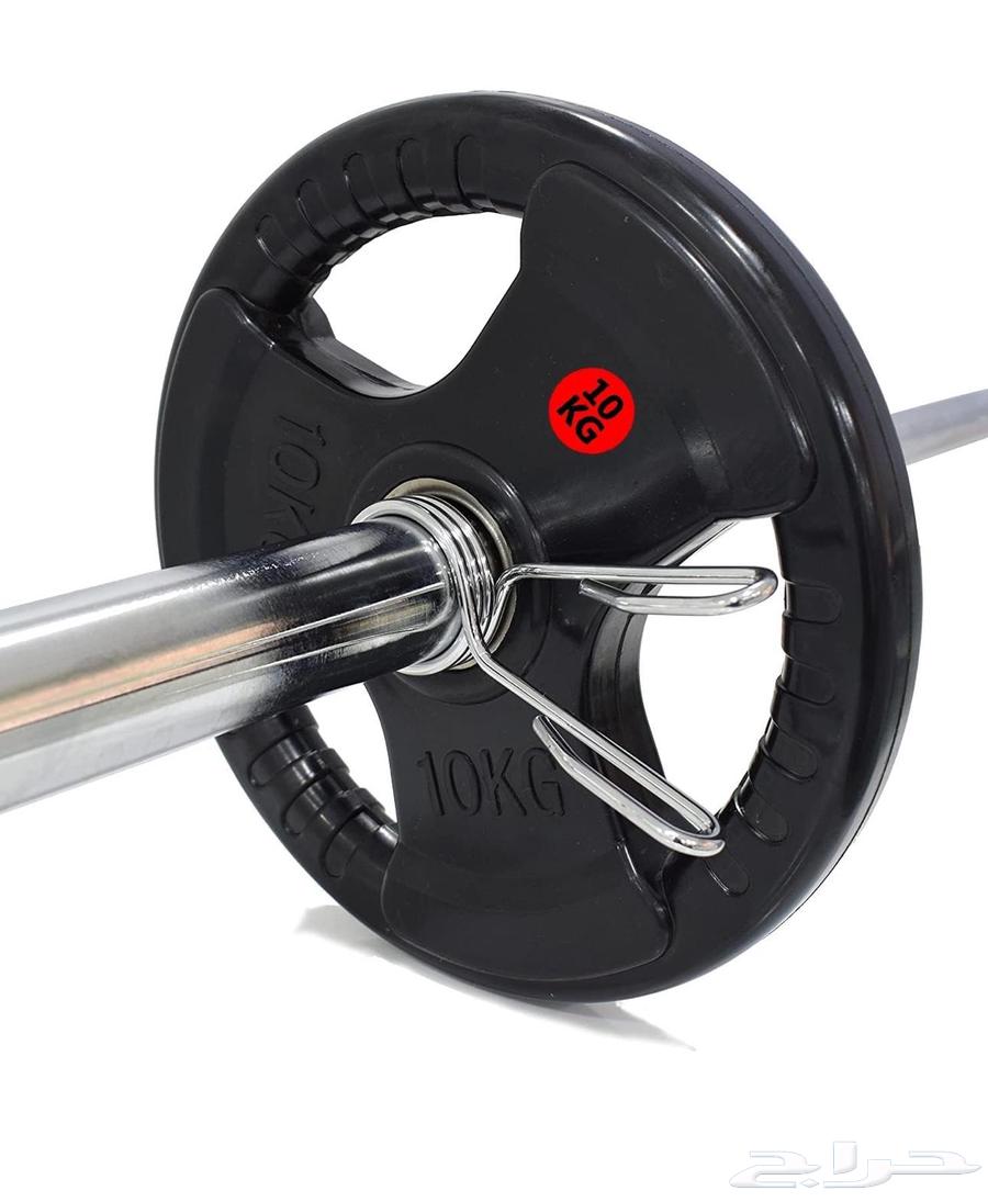 قرص أثقال إحترافي مطاطي أولمبي وزن 10 كجم64375842872067112