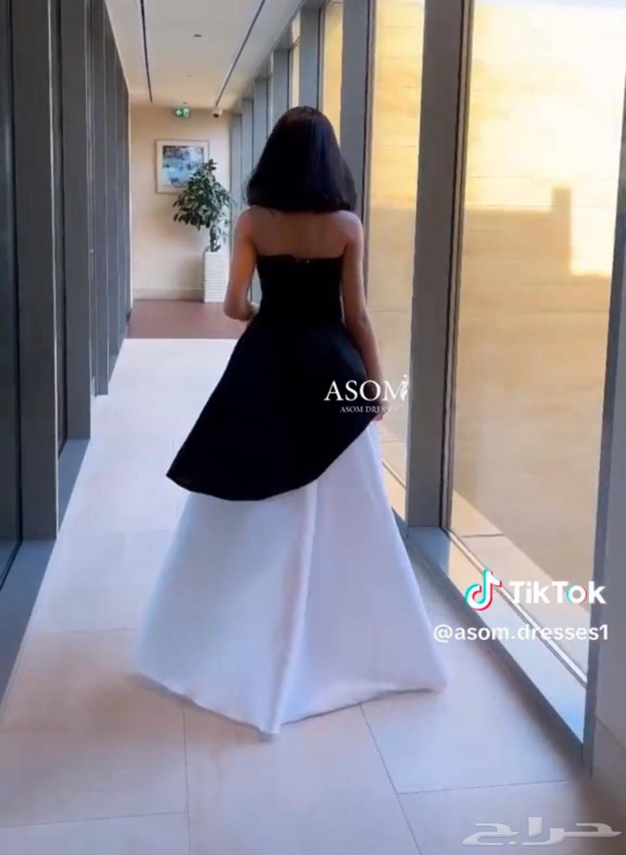 فستان زواجات ابيض واسود64363980963715111
