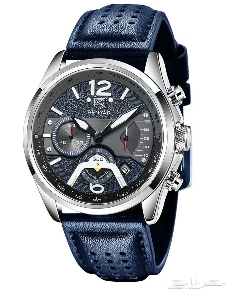 ساعة رجالية بينار كوارتز ضد الماء البيع اعلى سوم64362847705601111