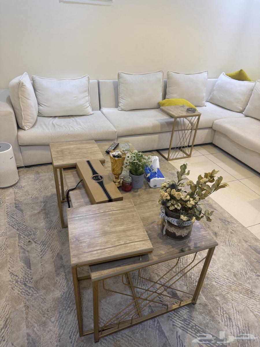 Modern sofa set of 2 and two single and a half beds64371555518467114