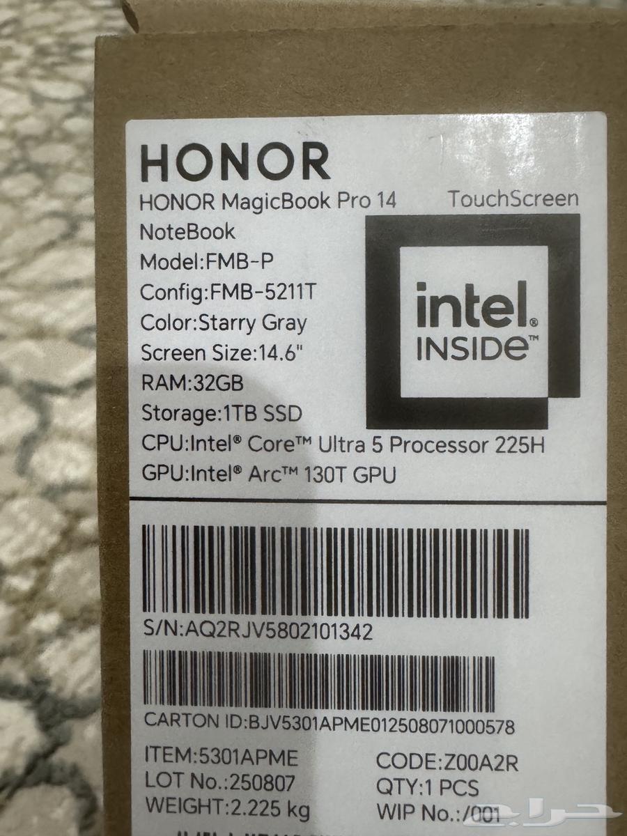 للبيع لاب توب هونر جديد64368951735427112