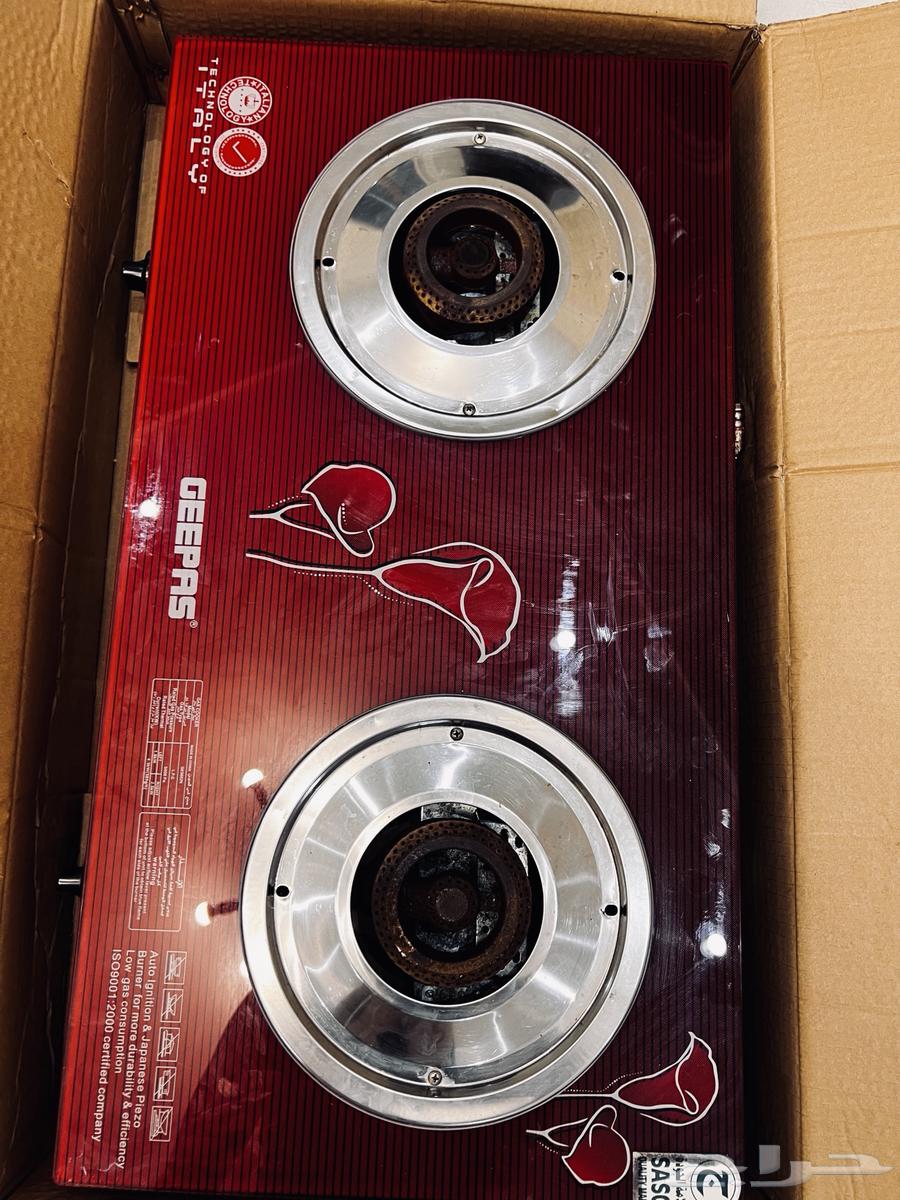 Very powerful 2-burner gas stove with automatic ignition, used only for testing64369835479427110