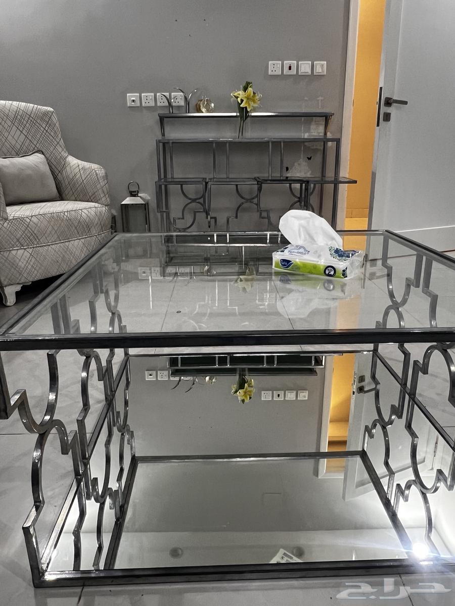 Large table, 4 chairs and console64375633023235112