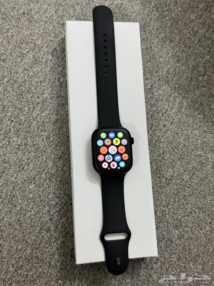 ساعة ابل واتش الاصدار 10 مقاس 46 وسماعة اير بودز برو 264366027157635111