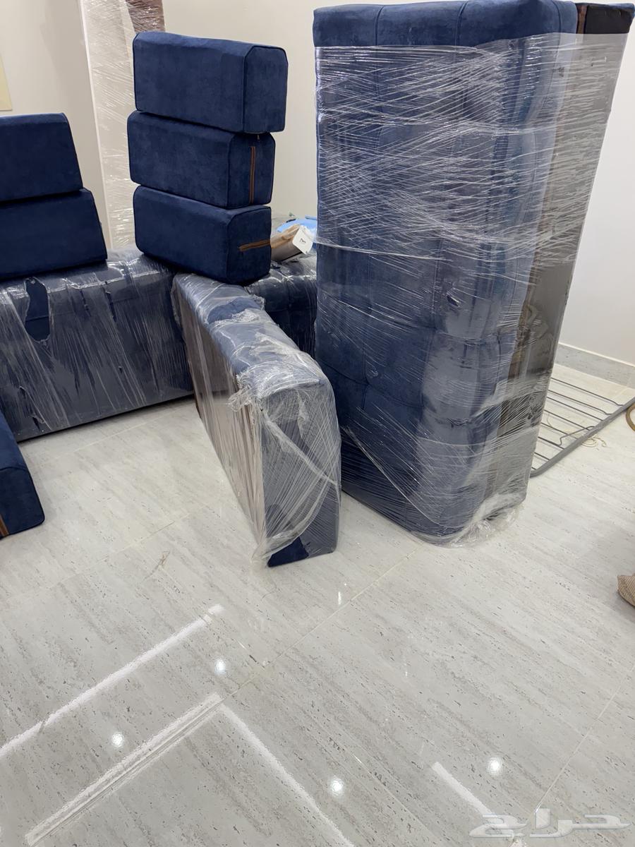 تكايات ظهر خشب سميكه حرف يو (u) مع متاكي اللون كحلي64365953060481110