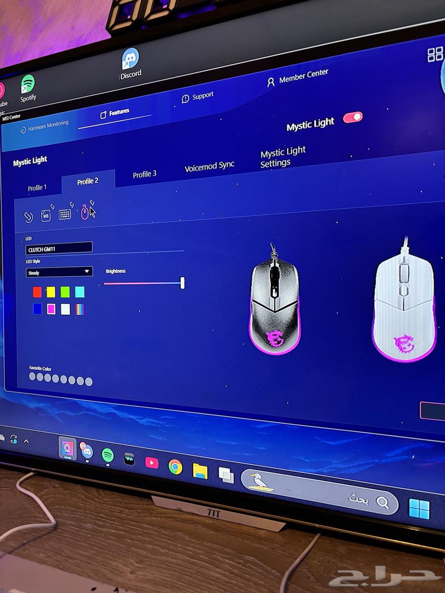 ماوس وكيبورد قيمينق من MSI64365365814401113