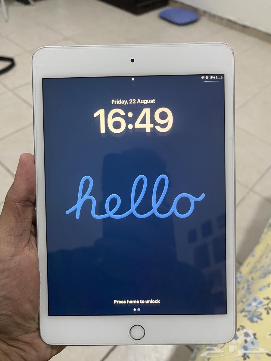 آيباد ميني 5 بسعة 64 جيجابايت مع خاصية الاتصال الخلوي64372448978947112