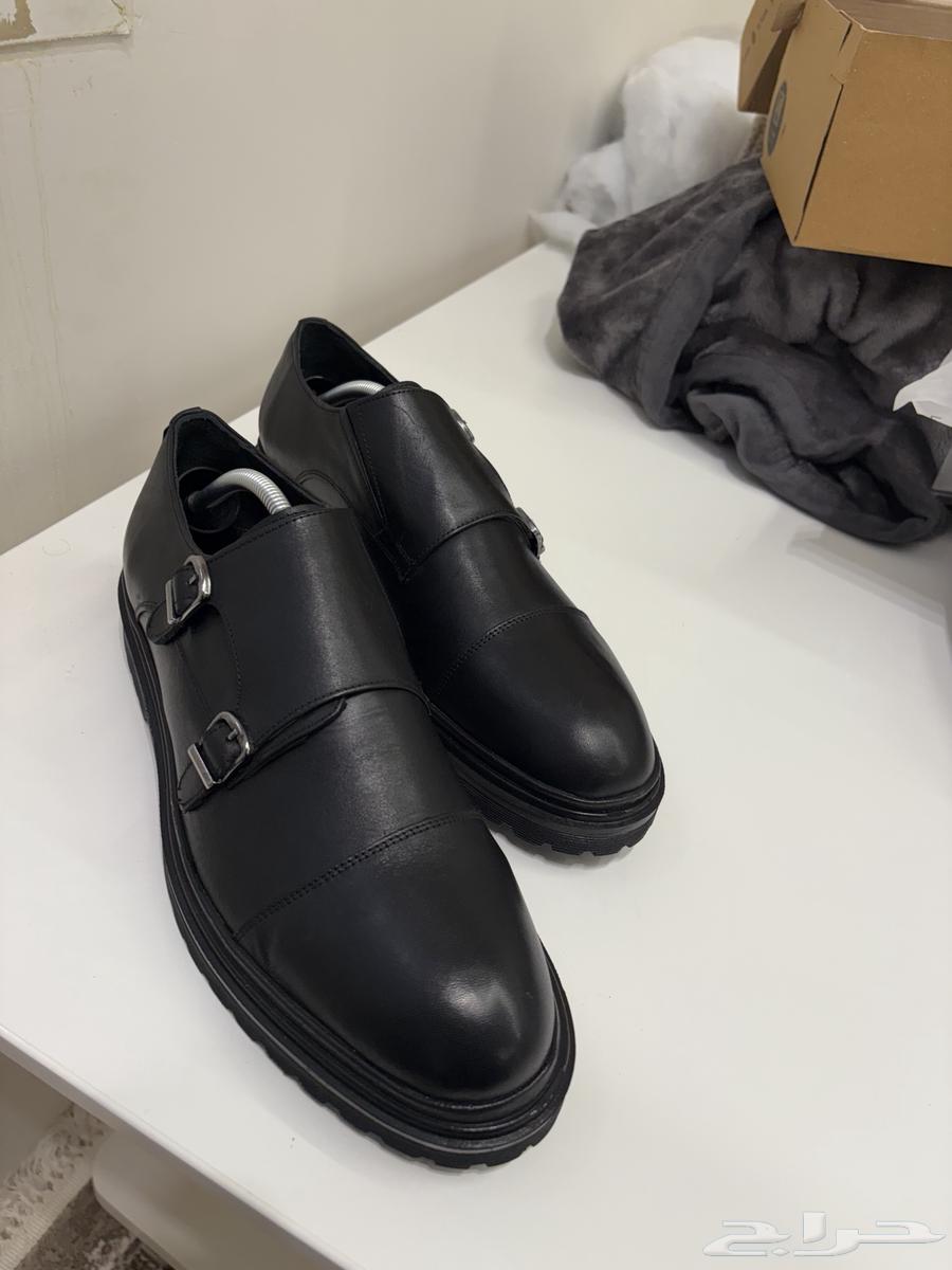 حذاء رجالي فاخر مونك ستراب مزدوج 45 من هيدرا64372258635266110