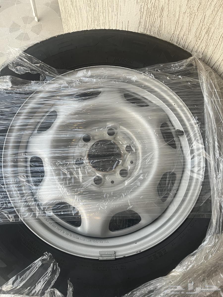 طقم جنوط شامل كفرات فورد f150 ممشى قليل64512996777091113