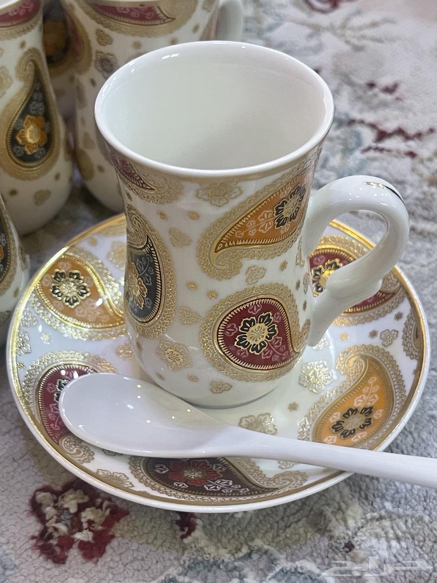 طقم فناجيل وبيالات وزمازم قهوة وشاهي جديده64371001696771112