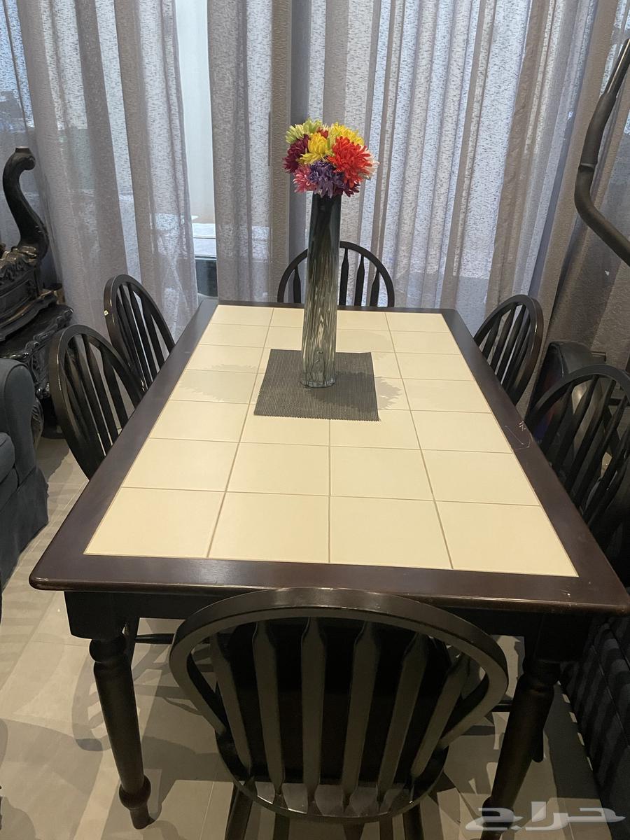 طاولة سفرة ست اشخاص   ستارة64369323683202113
