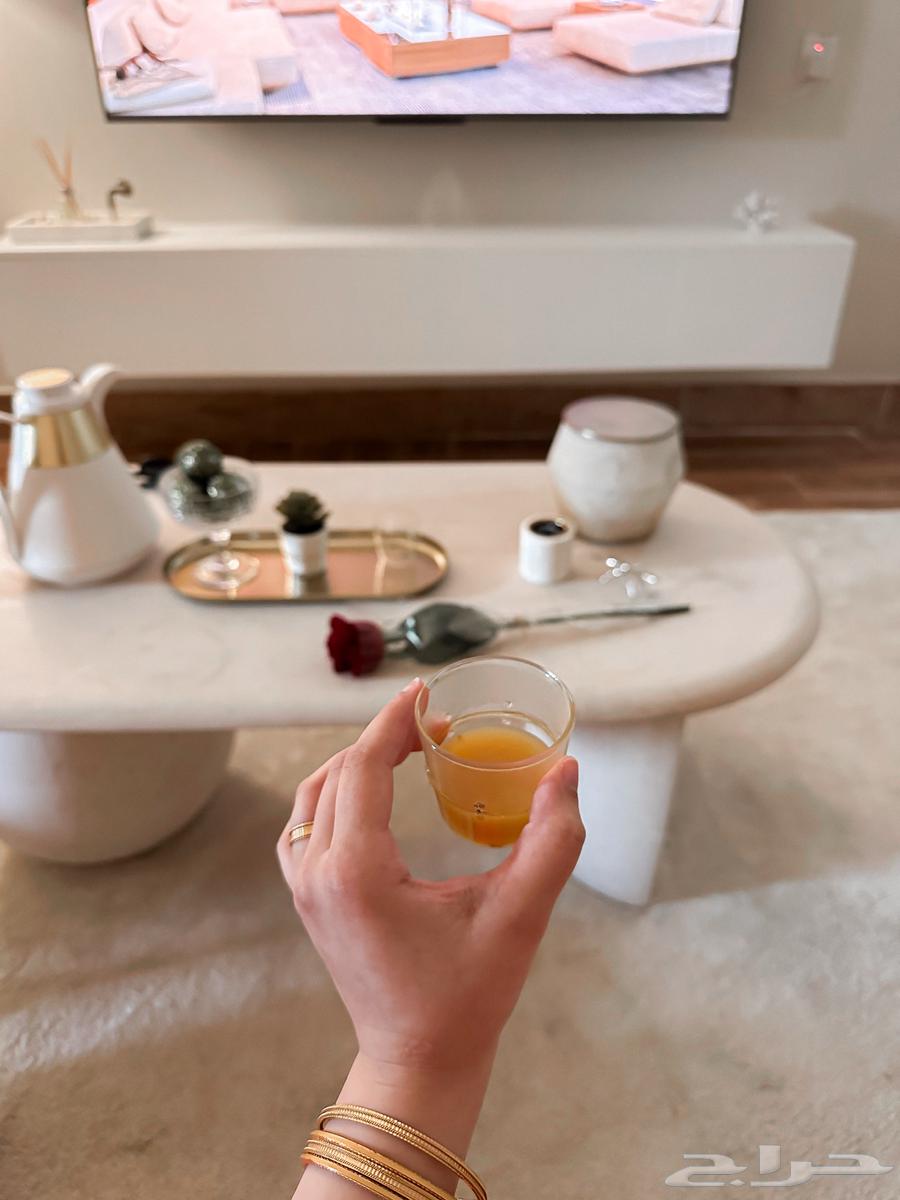 طاولة وسط رخام - طاوله جانبيه ترافينتو - كرسي راتان64363651607041110