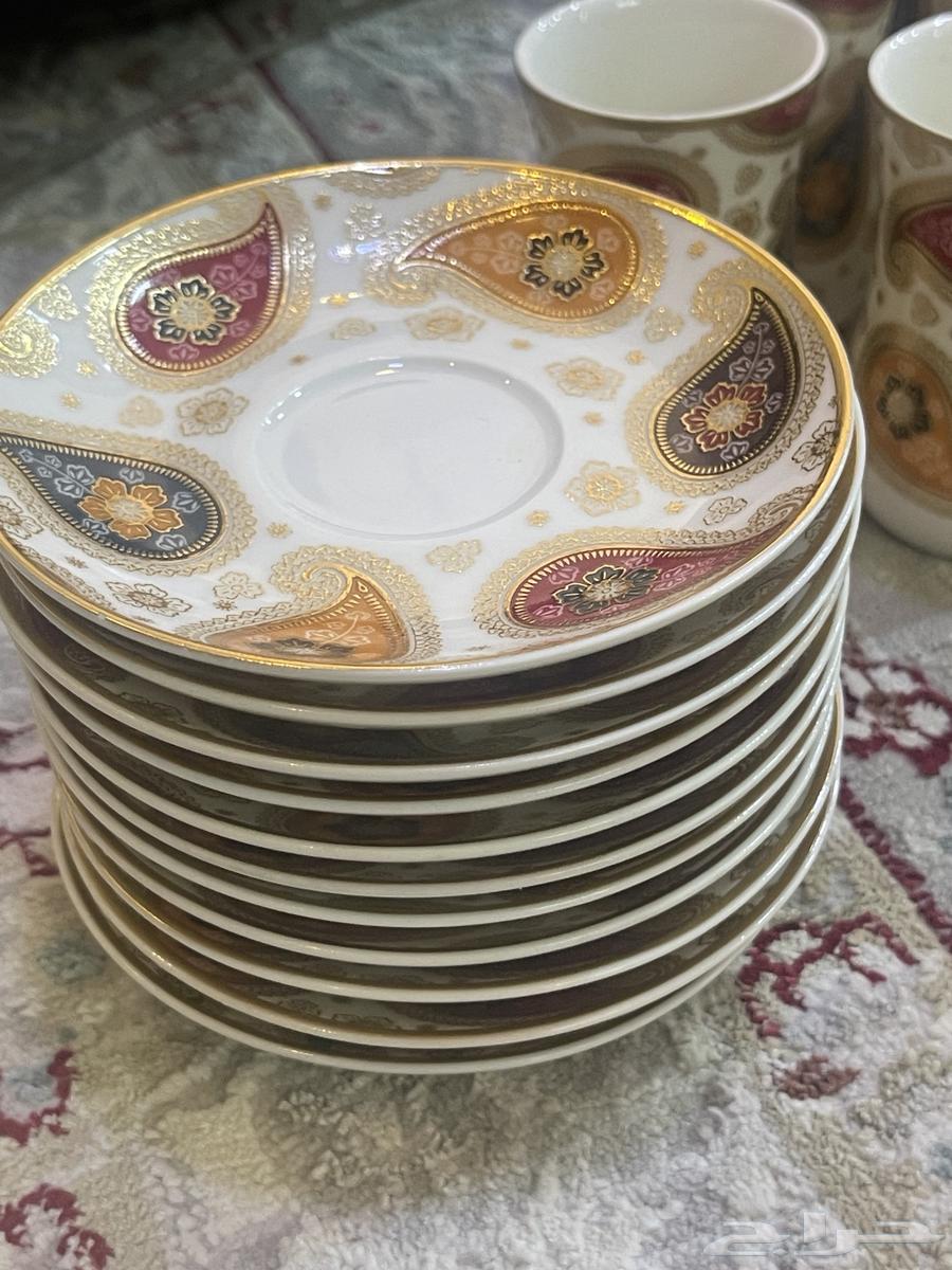 طقم فناجيل وبيالات وزمازم قهوة وشاهي جديده64371001696771114