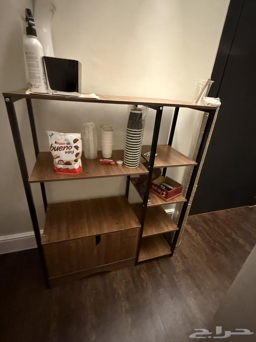 Cabinet, shelves, and table for sale64369908232705112