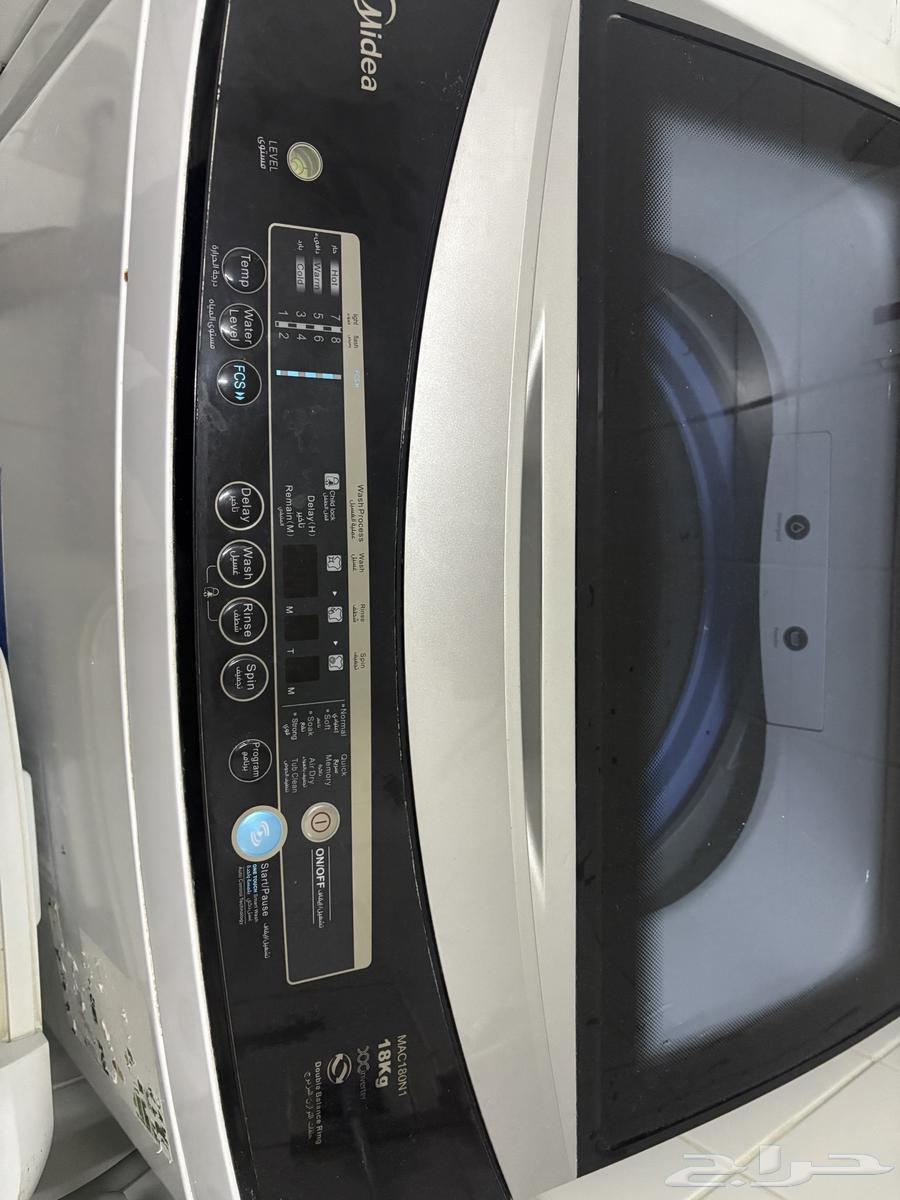 غسالة ميديا 18 كيلو اوتماتيك ..فيها عطل قابل للتصليح .نظيفة64367362194819112