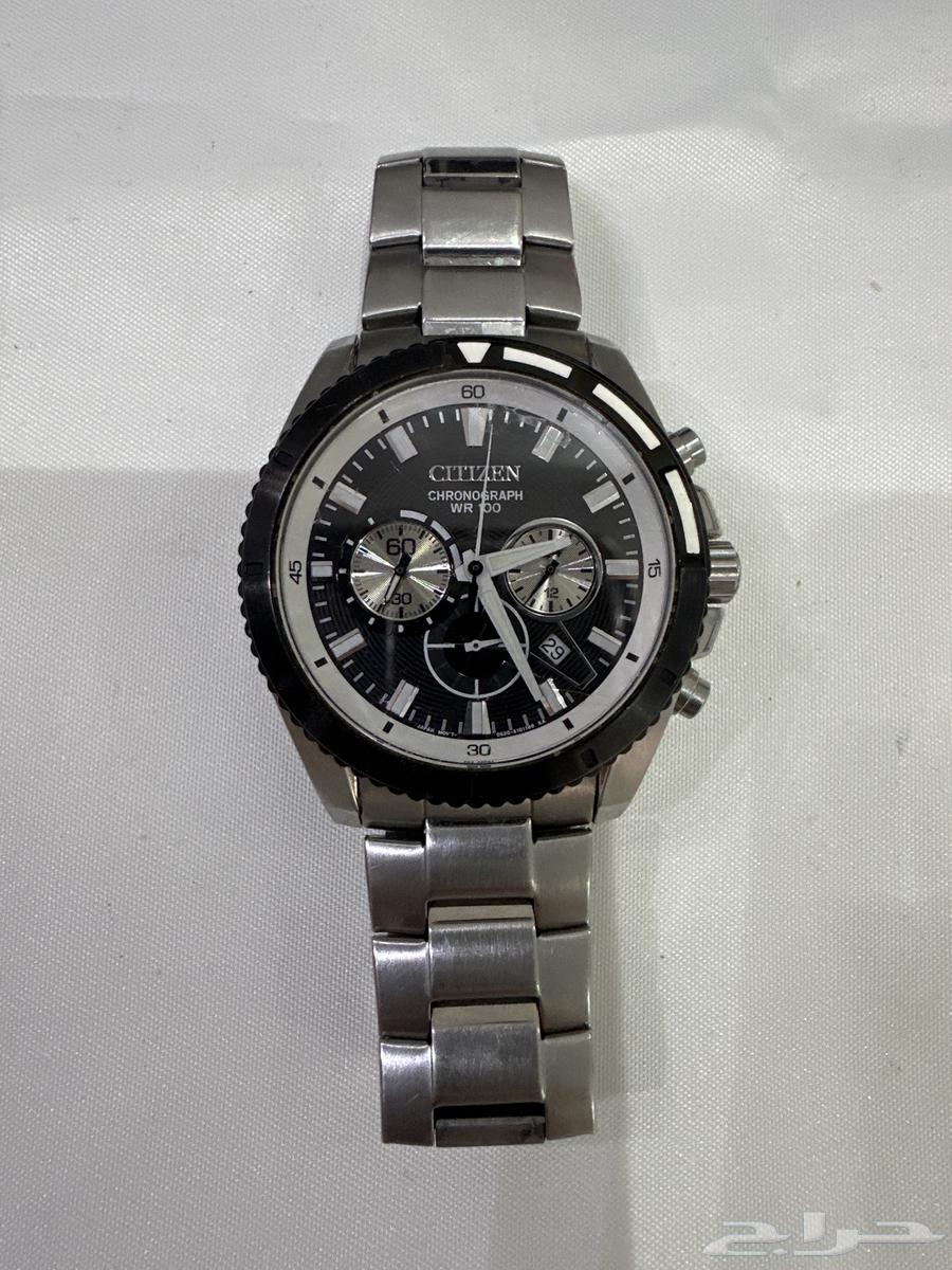 ساعة يد مستعمله سيتيزن بطارية ضد الماء نظيفه64368688548099110