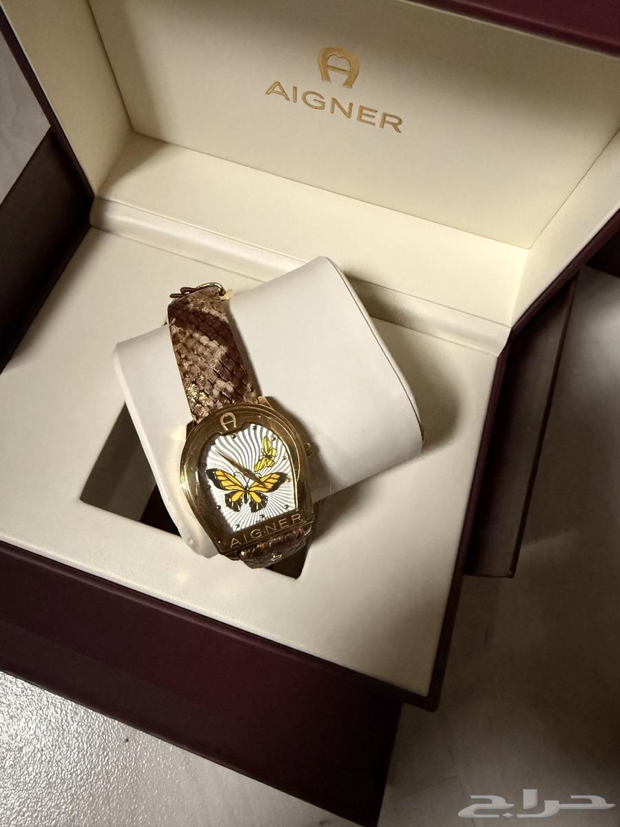 ساعة Aigner أصلية جديدة64370182300161110