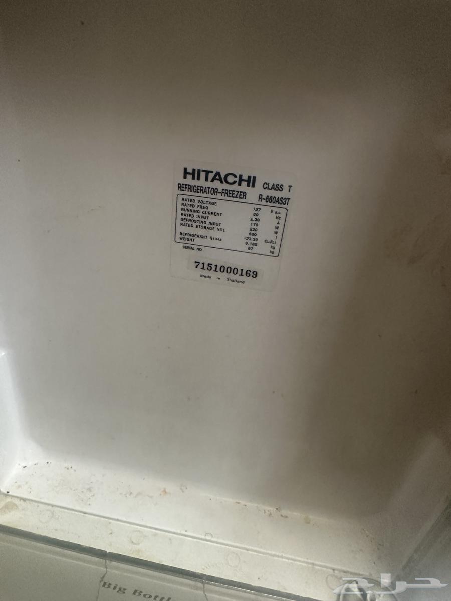 ثلاجة هيتاشي 22 قدم بالرياض   400 ريال64365967944705110