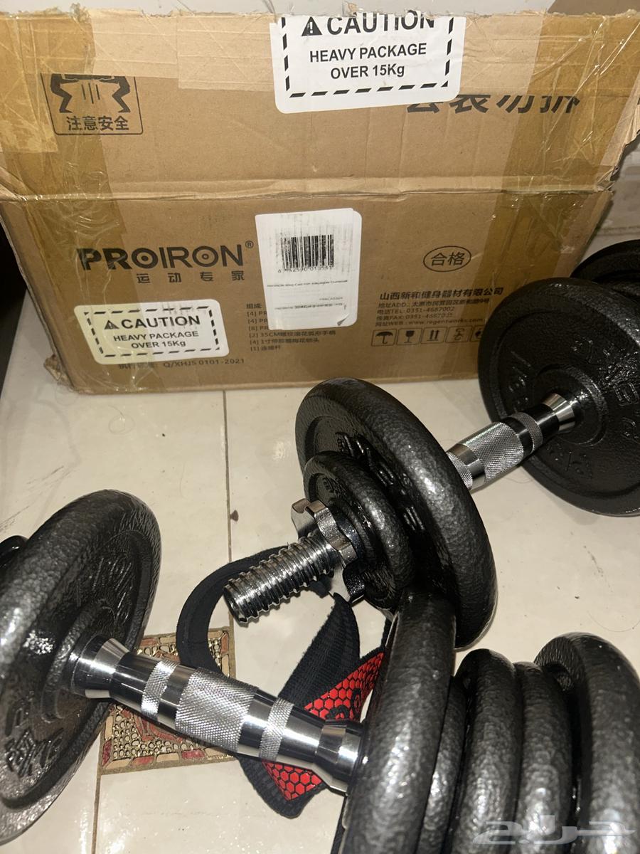 أوزان رياضية حديد (دامبلز) dumbbell set64365513885443113