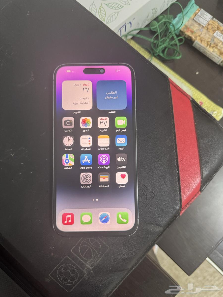 iPhone 14 Pro Max with replaced screen 256 everything works no items included64363666355459110