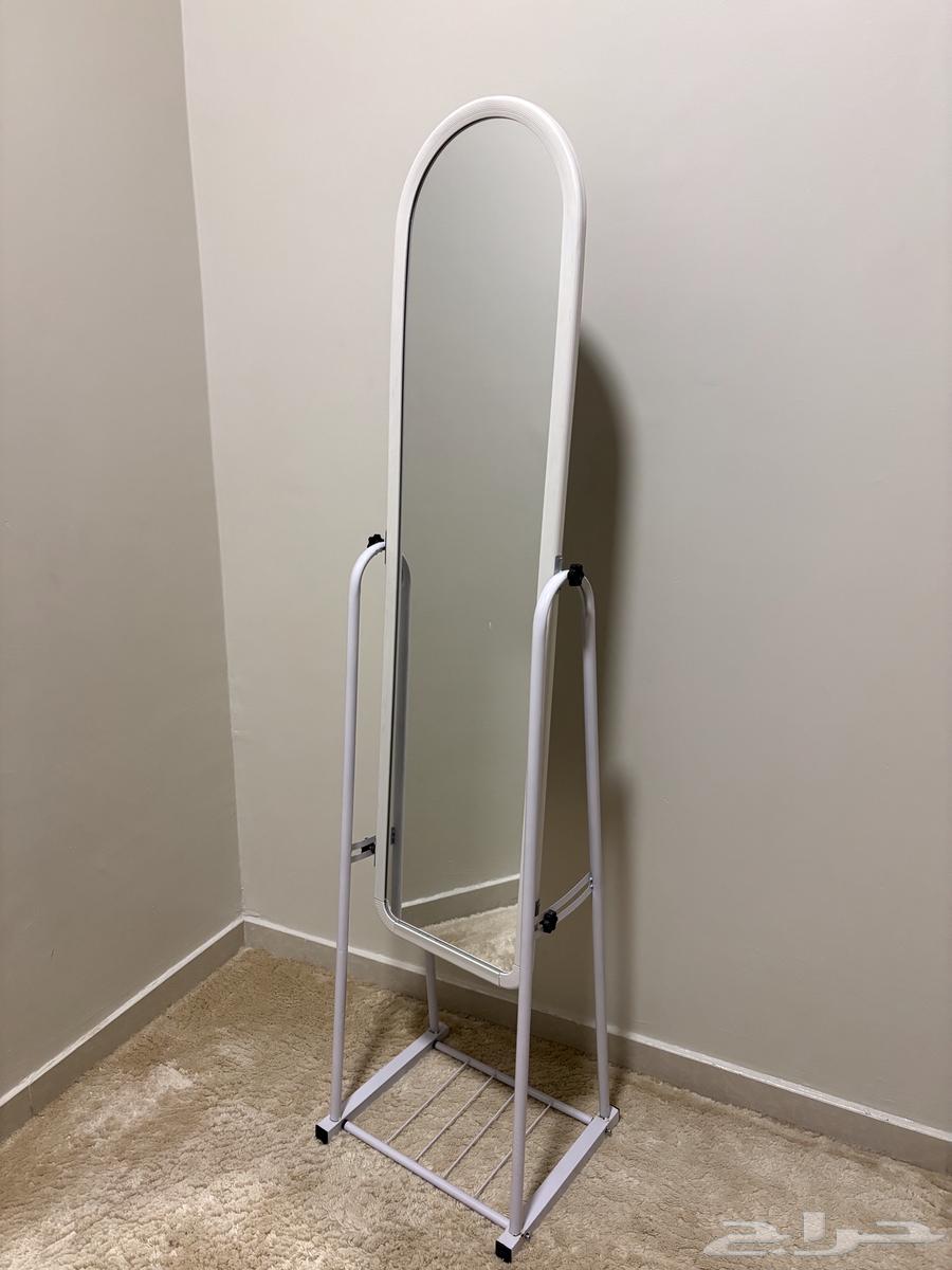 مرايه واقفة طويلة ابيض64364817522946110