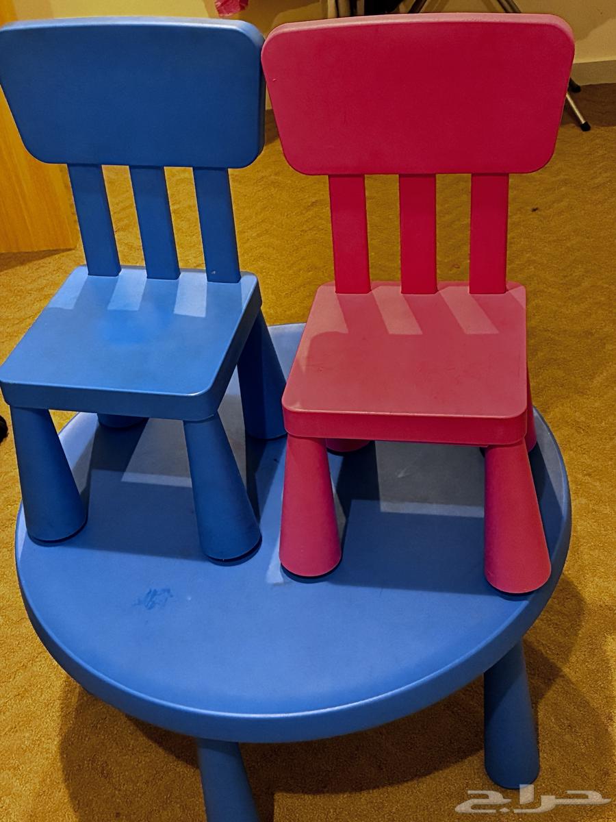 طاوله مع كرسين مع طاوله طعام للاطفال64370030843650110