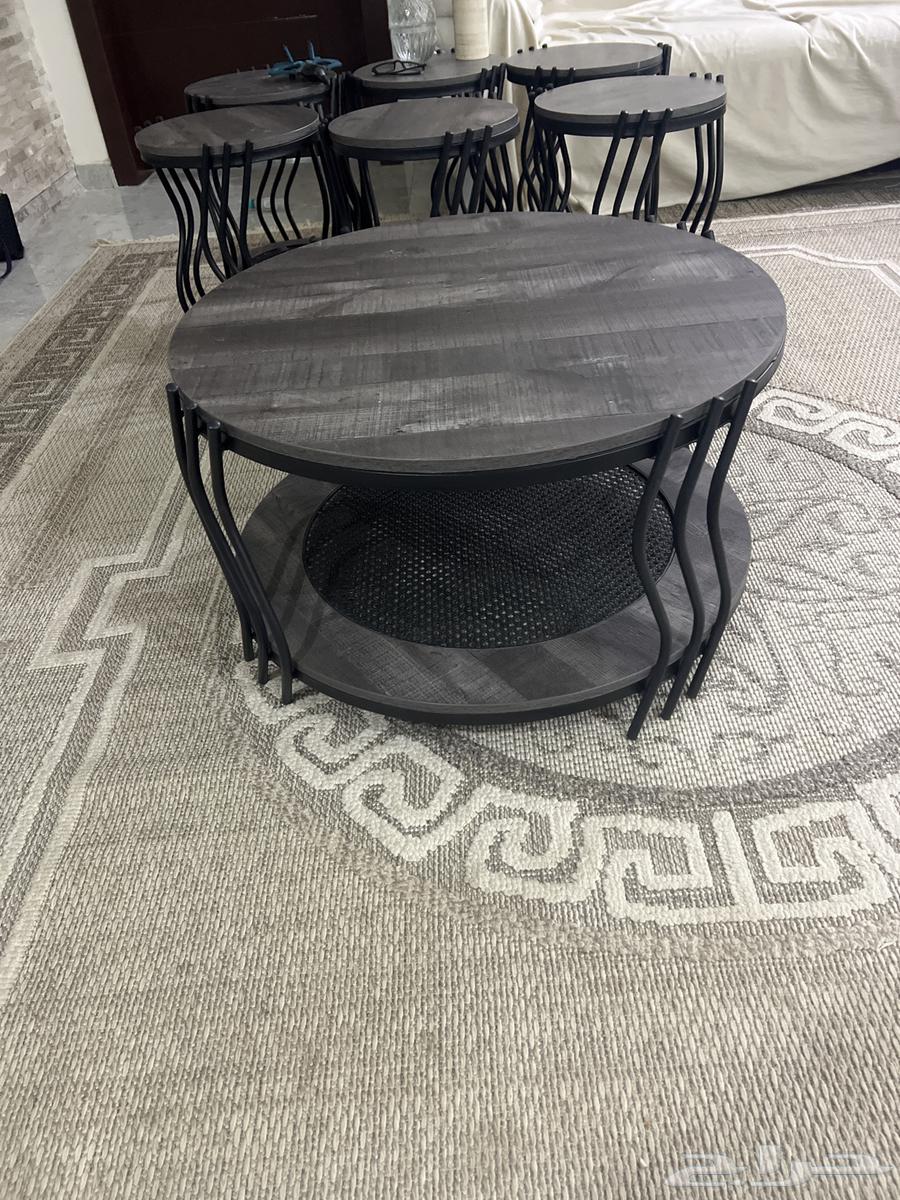 طاوله للبيع 7 قطع64366468601986113