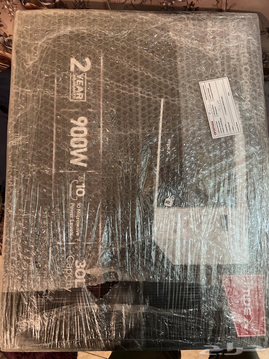 مايكروويف امبكس 900 واط لم يستخدم سبب البيع لم اعد بحاجه له64372214779393110