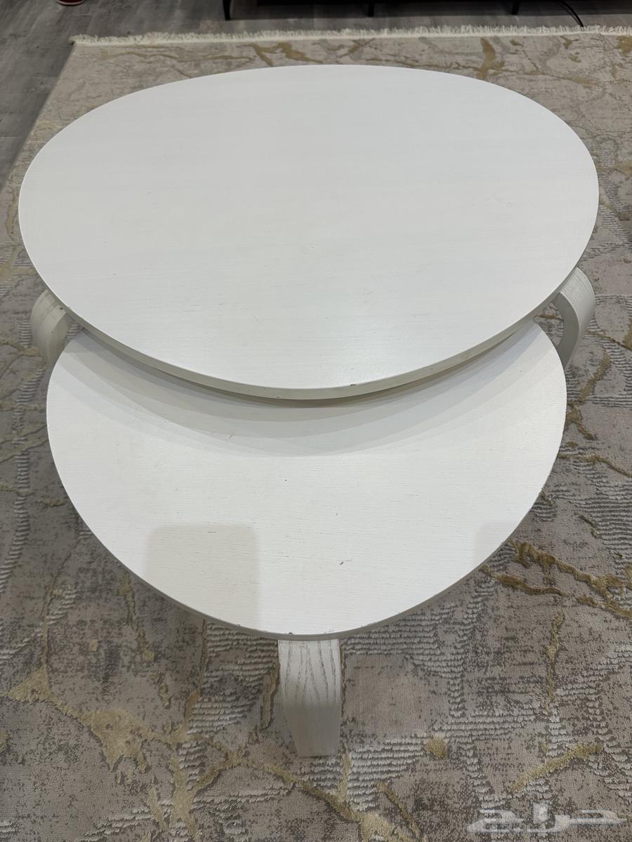 طاولة قهوه لون ابيض عدد 264372244190593112