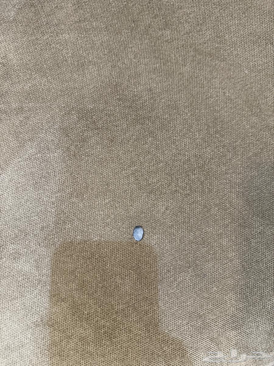 L-shaped sofa three meters by four meters clean with a slight note64369893400961111