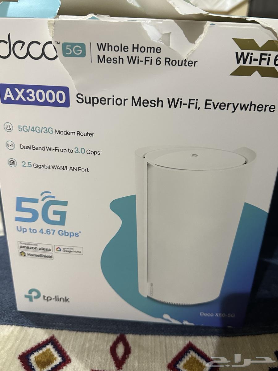 راوتر 5G ومقوي شبكة DECO X5064374671373187113