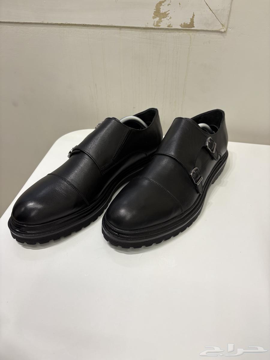 حذاء رجالي فاخر مونك ستراب مزدوج 45 من هيدرا64372258635266111