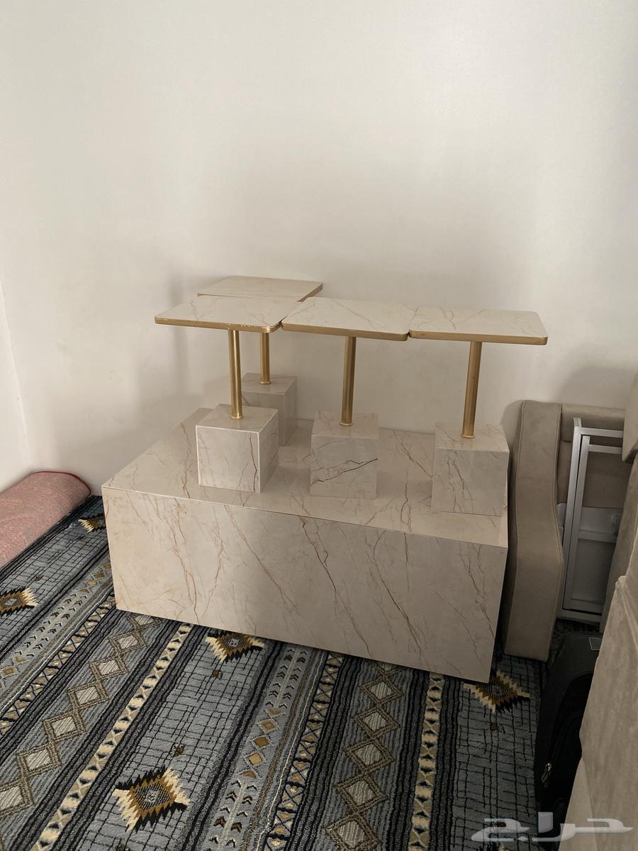 Beige sofa, five sofas can accommodate ten people, large table, quarter service64368966351234114