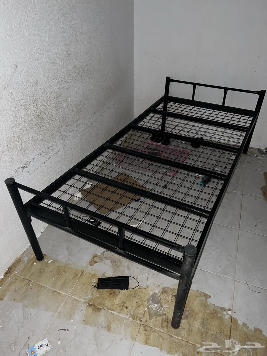 سريرنفرين مع المرتبه   سرير حديد جديد استخدام شهر64364039098370110
