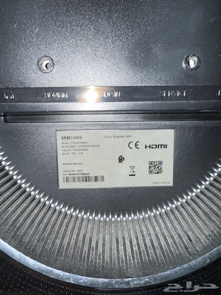 للبيع شاشة قيمنق سامسونج odyssey g5 2k64363309161219112