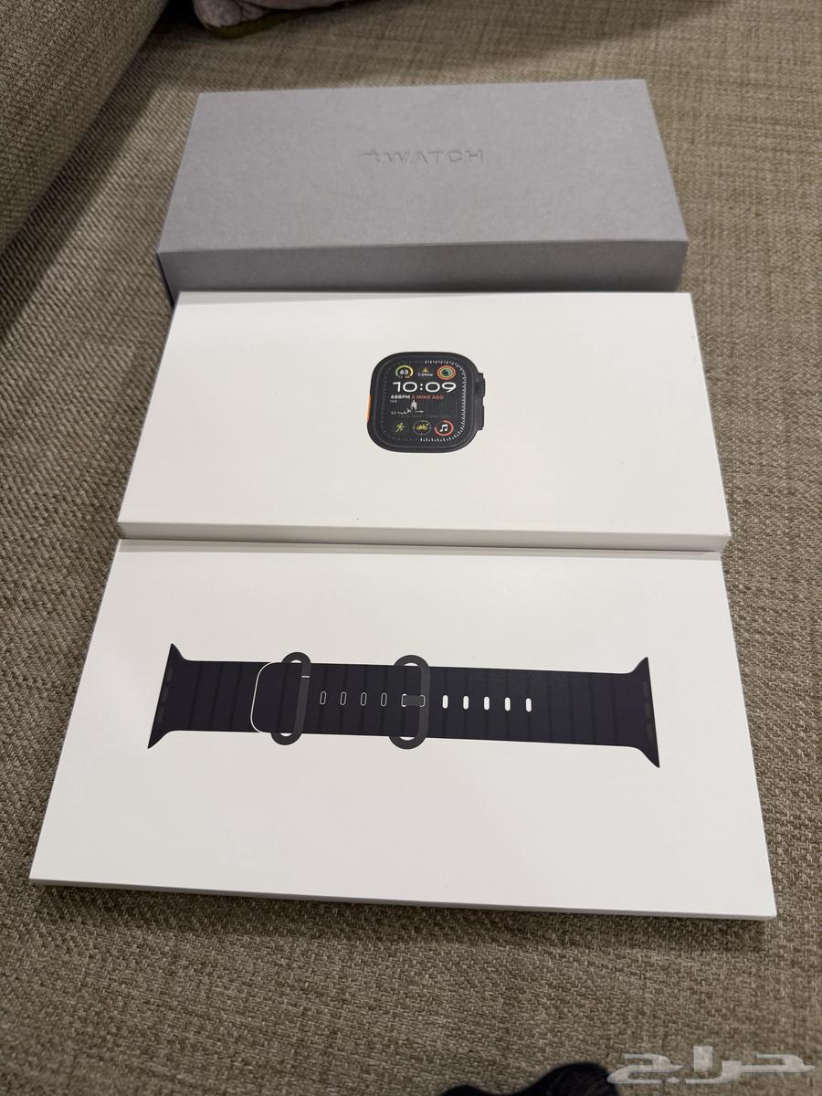 Apple Watch Ultra 2, almost new, from Jarir 2 Apple Watch Ultra64377491222403110