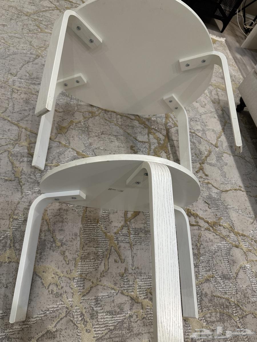 طاولة قهوه لون ابيض عدد 264372244190593110