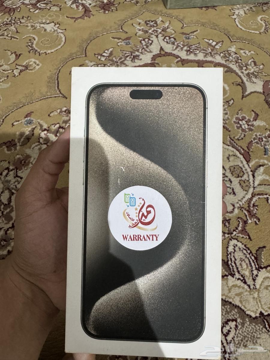 ايفون 15 برو ماكس 256g بطارية 89 كرتونه واغراضة معه64374656315779110