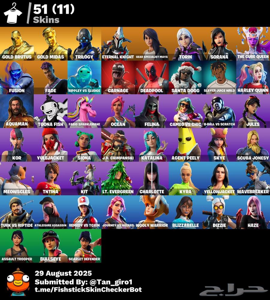 حساب فورت رخيص ومضمون64371133110786110